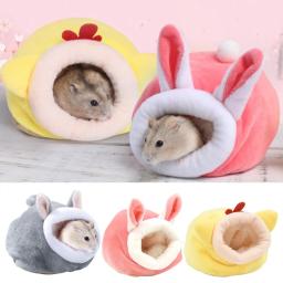 Velvet Hamster Cage Hammock para pequenos animais de estimação, roedores, cama, casa suprimentos, ninho quente, dormir suprimentos, cobaias, furão, coelho - Image 1