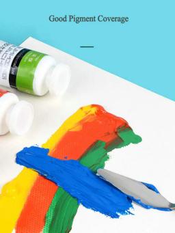 Tubo Profissional de Pintura Guache, Design de Pintura, Tintas Tinta, Textura Fina, Recarga Guache, Artigos de Arte para Artista, 75ml - Image 4