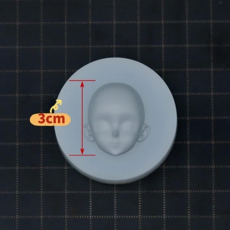 Girl Body Silicone Mold, DIY para fazer Ultra Light Polymer Clay, Cartoon Character, Proporção correta, Modeling - Image 1