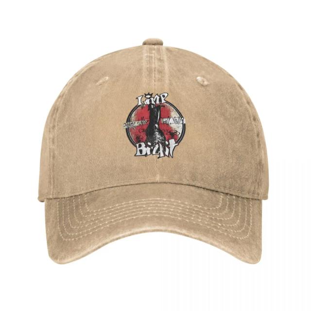 Boné de Beisebol Unisex Limp Bizkit - Clássico em Jeans para Dias de Verão ao Ar Livre com Ajuste Sob Medida
