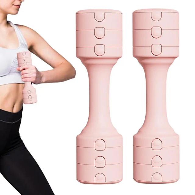 Halteres Aquáticos Ajustáveis para Mulheres - Antiderrapantes, Ideais para Yoga e Treinamento de Academia, 1,5-2,5 kg, 1 Par