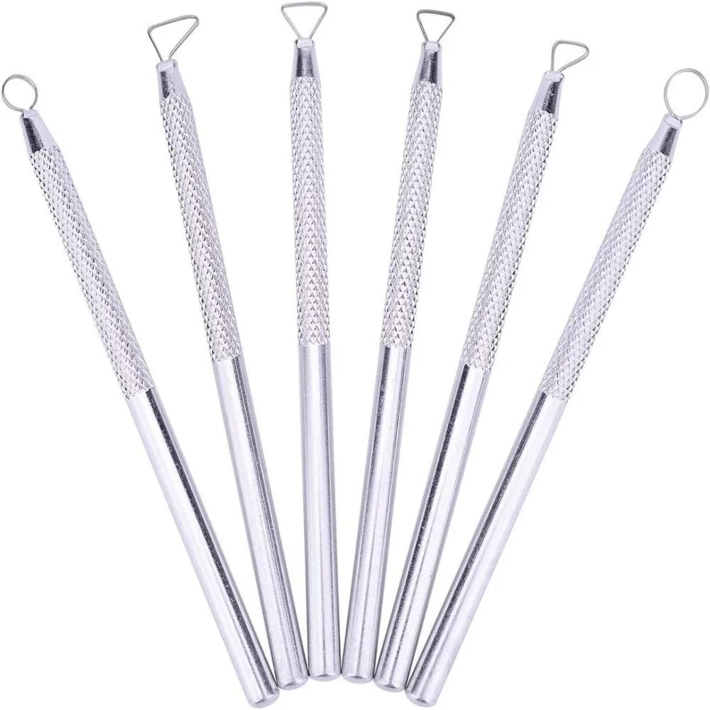 Escultura Clay Escultura Ferramenta, Mini Ribbon Cutter, Metal Cerâmica Ferramentas Set, Escultura Raspador, Artesanato Modelagem Arte Ferramentas, 6pcs - Image 1