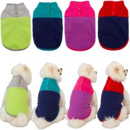Colete de lã para cães e gatos macio e espesso suéter leve, roupa fofa para animais, quente para cães pequenos e médios, inverno e outono - Image 2