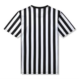 Unisex manga curta futebol t-shirt, solto casual esportes jérsei, raia tees, estampa de verão, plus size, árbitro top - Image 4