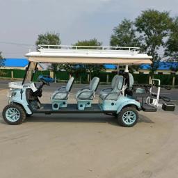 2025 CE aprovado pedal 4 rodas 8 lugares 60/72V 4000/5000/7500W AC motor carrinhos de golfe elétricos - Image 5