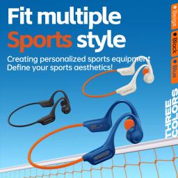 Fones de ouvido para exercícios de condução óssea POLVCDG com memória de 32 GB IPX6, fones de ouvido Bluetooth resistentes ao suor e à chuva, fone de ouvido para ciclismo - Image 6