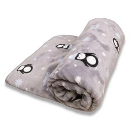Cobertor de flanela macia, Quente e confortável, Lençol Pet, Esteira dos desenhos animados, Gato bonito e cachorro dormindo cobertor, Pet Shop, Inverno - Image 6
