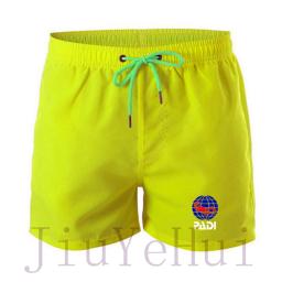 Fato de banho para motorista de mergulho masculino e feminino, malha, respirável, secagem rápida, fitness, box shorts de bordo, verão - Image 4