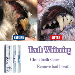Pet limpeza de dentes para cães e gatos, higiene bucal, remover manchas dentárias, eliminar o mau hálito, amarelo e branco, remove dentes amarelos e brancos - Image 2
