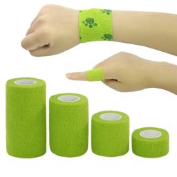 Terapia Médica Bandagem Auto-Adesiva, Fita Muscular, Envoltório das Articulações dos Dedos, Kit de Primeiros Socorros, Pet Bandagem Elástica, Impermeável, 2.5-10cm, 1Pc - Image 1