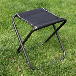 Cadeira dobrável portátil para acampar e caminhar, mini fezes, cadeira dobrável de praia, liga de alumínio, luz, equipamento de camping - Image 5