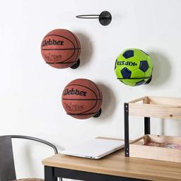 Wall Mounted Ball Hoop Perfeito para organizar futebol, basquete, voleibol, rugby, futebol americano acessórios - Image 4