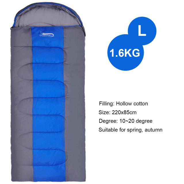 Saco de Dormir Deserto & Raposa 220x85cm Envelope Leve e Impermeável para Acampamento e Trilhas