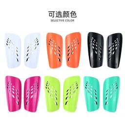 Rhombic-Caneleira de futebol respirável perfurado para adultos e crianças, escudo de futebol, legging para legging, equipamento protetor rígido, 1 par - Image 4