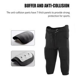 Integrado Anti-Colisão Goleiro Calças com Almofadas, Beisebol e Futebol, Calça Masculina de Segurança, Quadril Coxa Protetor - Image 2