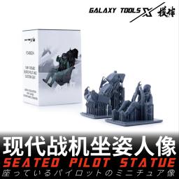 Impressão 3D Peças de Estátua Piloto Sentado, Kit Modelo Tamiya, DIY Hobby Acessórios, Galaxy FC48021-030, 1:48, F-35A, B, C - Image 3