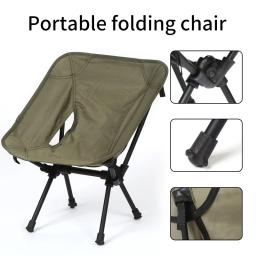 Cadeira dobrável de acampamento ao ar livre portátil, cadeira super leve, móveis portáteis GarChildren, churrasqueira de pesca de praia e ferramentas de picnic Seat - Image 4