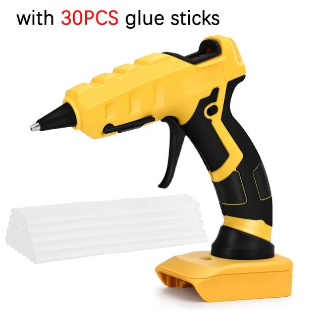 Pistola de Cola Quente Sem Fio Dewalt para Reparos DIY - Aquecimento Rápido, Compatível com Baterias DCB200 e DCB204, 18V e 20V, 7mm