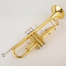 Exquisite Durável Trompete De Latão, Bb Flat, Instrumento Musical, Bocal, Luvas, Strap Case, Feito no Japão, B - Image 3
