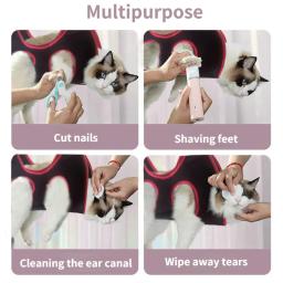 Prego corte anti arranhão mordida saco fixo, Cat Grooming Hammock, Pendurado ajudante, Pet suprimentos de beleza, Cão - Image 3