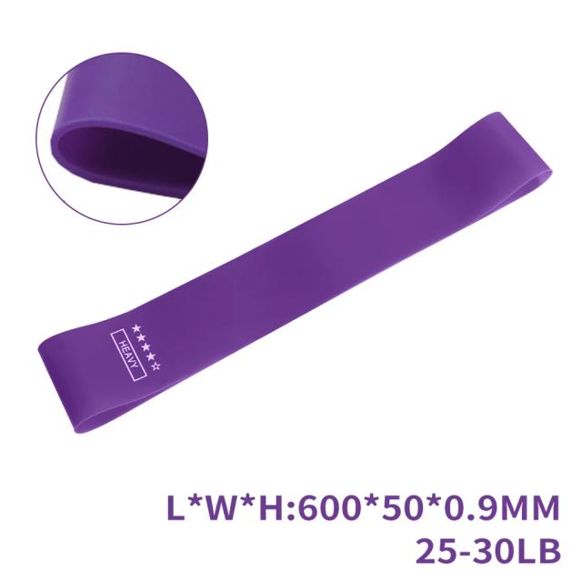 Exploração das 6 Faixas de Resistência para Pilates e Fitness: Mini Bandas de Borracha para Exercícios e Treinamentos de CrossFit