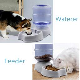 Alimentador automático de cães de grande capacidade, tigela de comida para animais de estimação de alta capacidade - Image 2