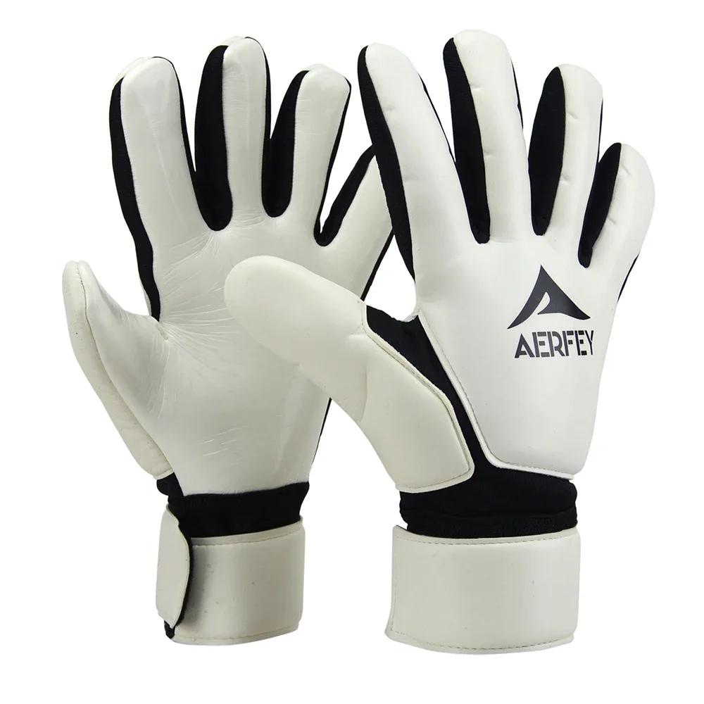 Luvas Profissionais de Futebol de Latex para Adultos e Adolescentes, Proteção Espessada para Goleiro, Proteção Profissional, 4mm, Sem Fingersave - Image 1