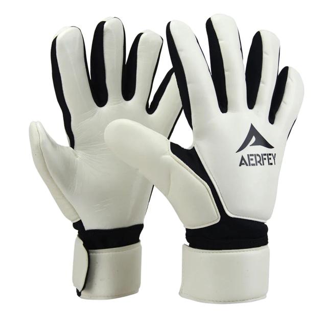 Luvas de Goleiro Profissionais em Látex com Proteção Espessada de 4mm para Adultos e Adolescentes Sem Fingersave