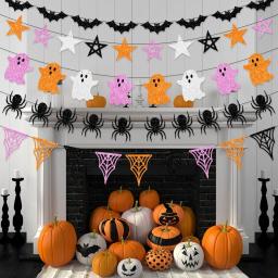 Criativo 3D Bat Adesivos De Parede, Halloween Decorativo, Feliz Festa Suprimentos, Decoração De Parede De Fundo - Image 5