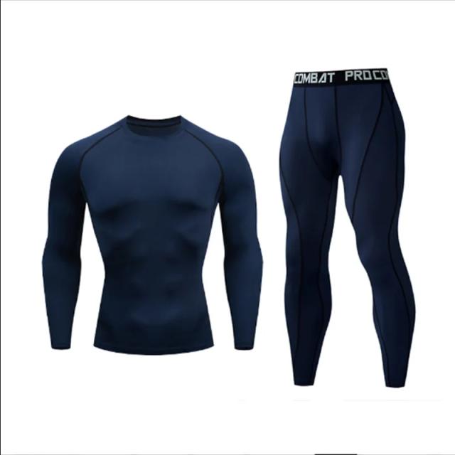 Conjunto Fitness Masculino Terno Compression para Yoga e Treino de Alta Performance