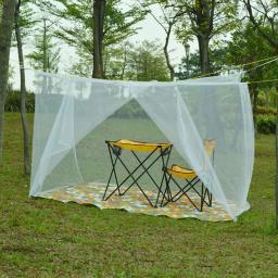 Grande Mosquiteiro Branco para Camping, Viagem ao ar livre, Tenda portátil à prova de insetos, Dormir quarto interior - Image 2