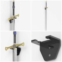 Acrílico Lightsaber Wall Bracket, Lightsaber Stand, Knife Display, adequado para Espadas Displa - Image 2