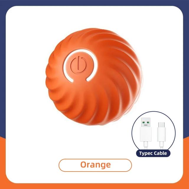Brinquedo Inteligente Interativo USB para Cães e Gatos: Bola Saltitante Automática, Ideal para Aniversário