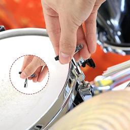 Anti Slip Drum Tuning Key Chave de liga de tambor Broca ergonômica, Sólidos acessórios para instrumentos musicais para mostrar - Image 2