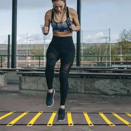 Escada de agilidade esportiva, escada ajustável de futebol, treinamento de agilidade, salto, fitness, coordenação corporal, ferramenta de treinamento de aquecimento - Image 5