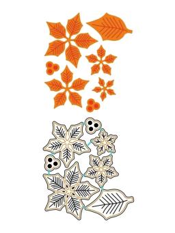 Flor corte morrer para DIY Scrapbooking, gravação cartões ferramenta, artesanato decorativo, novos cortes, 2023 - Image 4