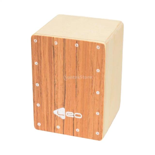 Cajon Box Drum Portátil de Madeira para Festas, Performances e Viagens