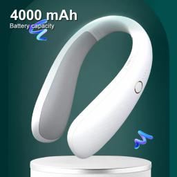 Aquecedor de pescoço portátil para acampar e pesca, aquecedor pessoal sem fio, 4 configurações de calor, 4000mAh, desligamento automático - Image 3