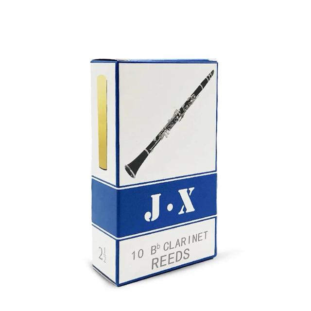 Pacote com 10 Palhetas de Força 2.5 para Soprano Clarinete e Saxofone – Acessórios Essenciais para Instrumentos Musicais