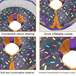Cone de proteção inflável para animais de estimação Colar de recuperação protetor, Escudo macio transparente para cães e gatos - Image 2