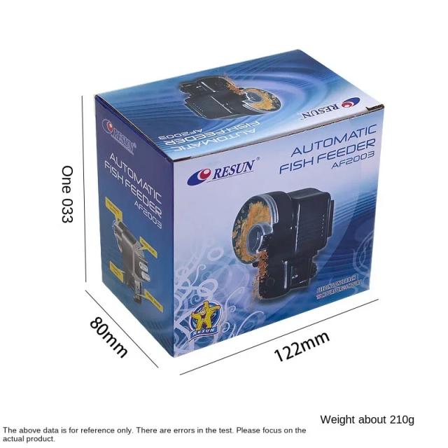 Alimentador Automático de Peixes RESUN para Aquários 2003 e 2005D - Praticidade na Alimentação do Seu Tanque