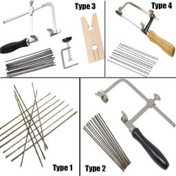 U Tipo Mini Mão Ajustável Serra, DIY Conjunto de Ferramentas, Artesanato De Madeira, Lâmina De Serra, Arco para Jóias, DIY - Image 1