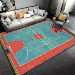 Tapete Padrão de Basquete para Crianças, Tapete de Jogo, Tapetes, Tapete Antiderrapante, Quarto, Sala de Estar, Decoração de Casa, Almofada - Image 5