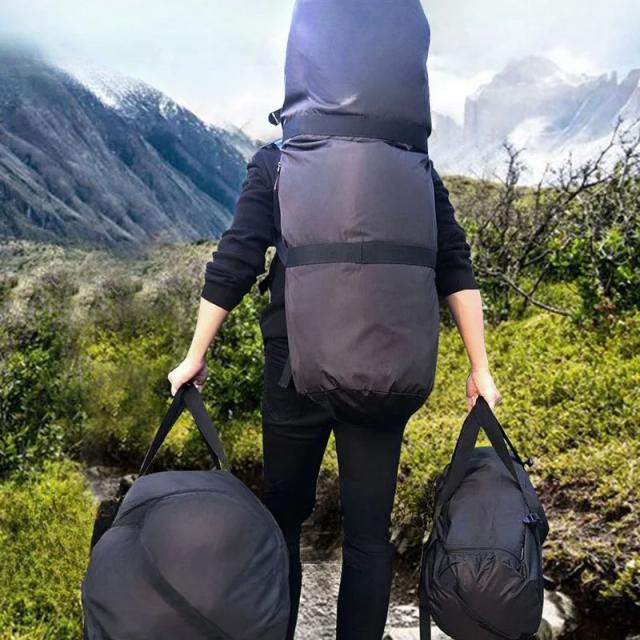 Saco de Substituição Impermeável para Barraca de Acampamento - Organizador Dobrável Grande para Mochilas e Bagagens em Caminhadas