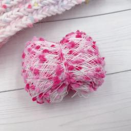 Fio misto feito à mão, fio de doces coloridos, fio diy, fio tecido à mão, fio de feijão, fio de bola, fiação tecida - Image 5