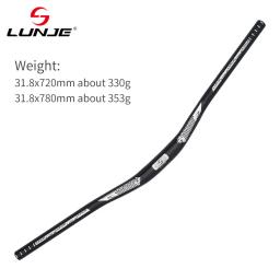 Guidão mtb de liga de alumínio, guidão de bicicleta para estrada, mountain bike, 31.8mm * 650/720/780mm, volante para bicicleta - Image 5
