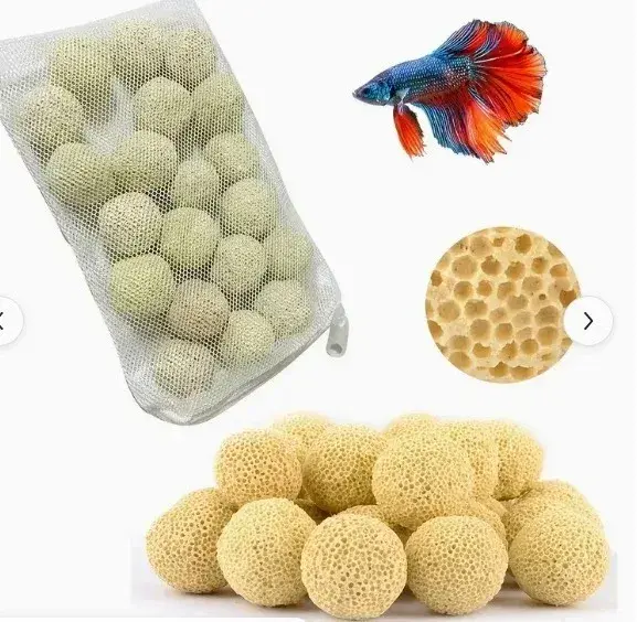 Bolas Bacterianas Amarelas para Acelerar o Crescimento de Algas e Melhorar a Qualidade da Água em Aquários