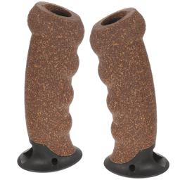 2 pçs pólo de trekking lidar com caminhadas cortiça vara alças bengalas haste substituição aperto para pólos de esqui viagem amarelo 16mm 18mm - Image 4
