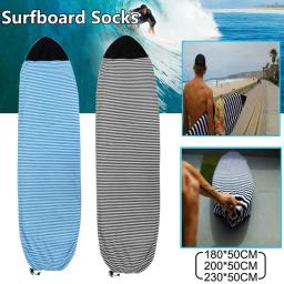 Lightweight Stretch Surfboard Sock Cover Saco protetor de paddleboard Capa dobrável de proteção para esqui Acessórios de surf - Image 2
