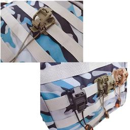 Tactical Wheel Clip Molle, Acessórios para caminhadas, Fivela suspensa multifunções, Shovel Clamp, Axe Clamp, Bracket Backpack - Image 3